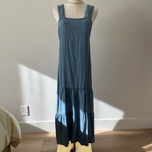 Saks Fifth Avenue Chambray blue Maxi Dress